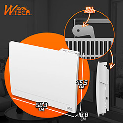 Acheter Warm Tech Radiateur inertie fonte 1000 W - IP24 - NF - Fil pilote 6 ordres.