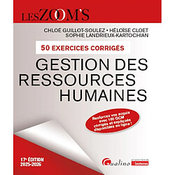 Gestion des ressources humaines : 50 exercices corrigés : 2025-2026