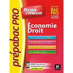 Economie droit 2de, 1re, terminale bac pro - Occasion