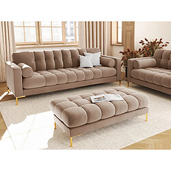 Cosmopolitan design Canapé Bali 3 places - Beige