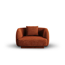 Cosmopolitan Design Fauteuil "Tulum" en chenille terracotta