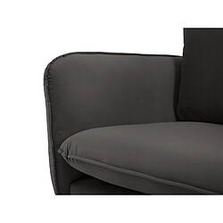 Cosmopolitan design Fauteuil Vienna - Gris foncé pas cher