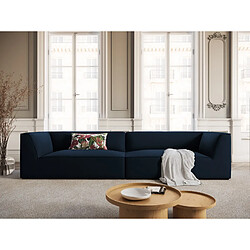 Cxl by christian lacroix Canapé Charles 4 places velours - Bleu foncé
