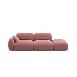 Cosmopolitan design Canapé droit Sydney 3 places - Corail