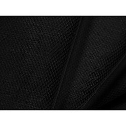 Cosmopolitan Design Lit coffre avec tête de lit "Colonel" 140x200cm en chenille noir pas cher