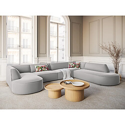 Cxl by christian lacroix canapé panoramique Charles - Gris clair