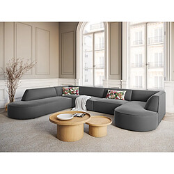 Cxl by christian lacroix Canapé panoramique Charles - Gris foncé