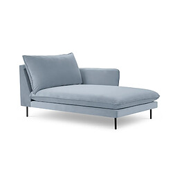 Cosmopolitan design Méridienne Vienna droite - Bleu clair