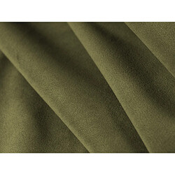 Cosmopolitan Design Canapé d'angle gauche modulable "Sky" 4 places en velours vert clair pas cher
