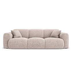 Cosmopolitan design Canapé Nolio 3 places droit - Beige