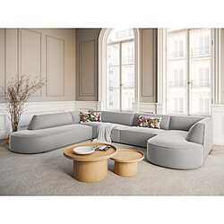 Cxl by christian lacroix Canapé panoramique Charles - Gris clair