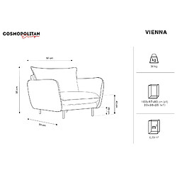 Acheter Cosmopolitan design Fauteuil Vienna - Noir