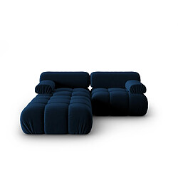 Cxl by christian lacroix Canapé droit Killian 3 places velours - Bleu roi