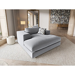 Cxl by christian lacroix Méridienne velours - Gris clair