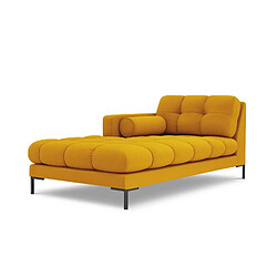 Cosmopolitan Design Méridienne gauche "Bali" en tissu structurel jaune