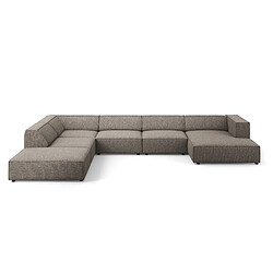Cosmopolitan design Canapé panoramique Arendal - Gris