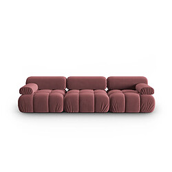Cxl by christian lacroix canapé Killian 3 places en velours - Rose