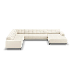 Cosmopolitan design canapé panoramique Bali - Beige velours