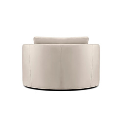 Cxl by christian lacroix Fauteuil pivotant Adam - Beige pas cher