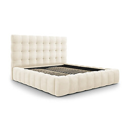Avis Cosmopolitan Design Lit coffre avec tête de lit "Bali" 160x200cm en velours beige clair