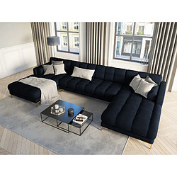 Cosmopolitan design canapé panoramique Bali - Bleu foncé