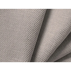 Cosmopolitan Design Lit coffre avec tête de lit "Colonel" 140x200cm en chenille gris clair pas cher
