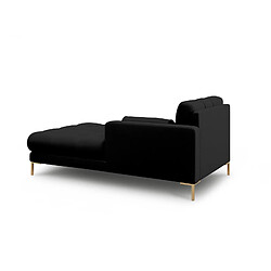 Cosmopolitan design Méridienne droite Bali - Noir