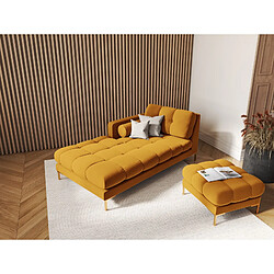 Cosmopolitan design Méridienne gauche Bali - Jaune