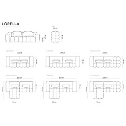 Acheter Cxl by christian lacroix Canapé Lorella 3 places - Gris
