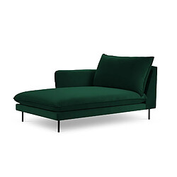 Cosmopolitan design Méridienne Vienna gauche - Vert bouteille