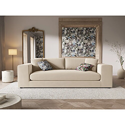 CXL by Christian Lacroix Canapé "Tendance" 4 places en velours beige