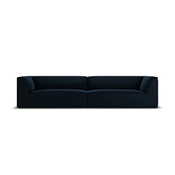 Cxl by christian lacroix Canapé Charles 4 places velours - Bleu foncé