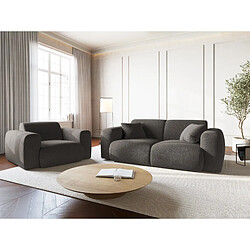 Cosmopolitan design canapé droit Nolio - Gris