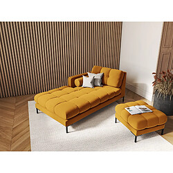 Cosmopolitan design Méridienne Bali - Jaune