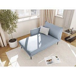 Cosmopolitan design Méridienne Vienna gauche - Bleu clair