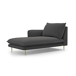 Cosmopolitan design Méridienne gauche Vienna - Gris foncé