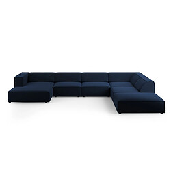Cosmopolitan design Canapé panoramique Arendal - Bleu