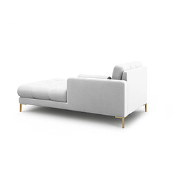 Cosmopolitan design Méridienne Bali droite - Gris clair