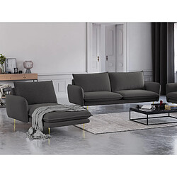 Cosmopolitan design Méridienne gauche Vienna - Gris foncé