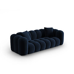 CXL by Christian Lacroix Canapé "Clotilde" 3 places en velours bleu roi