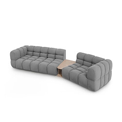 Acheter Cosmopolitan design Canapé droit modulable Sky 3 places - Gris clair