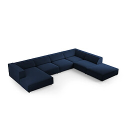 Cosmopolitan design Canapé panoramique Arendal - Bleu