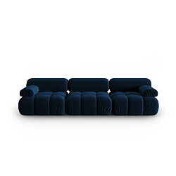 Cxl by christian lacroix Canapé Killian 3 places velours - Bleu roi