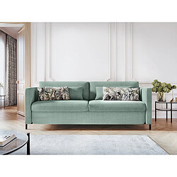 CXL by Christian Lacroix Canapé convertible "Yanis" 2 places en tissu structurel menthe