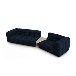 Acheter Cosmopolitan design canapé droit modulable Sky 3 places - Bleu roi