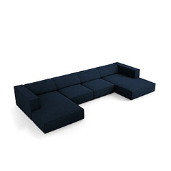 Cosmopolitan design Canapé panoramique Arendal - Bleu foncé
