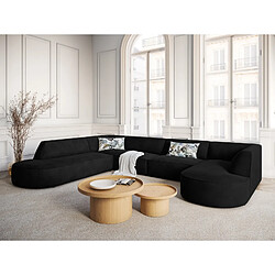 Cxl by christian lacroix canapé panoramique d'angle gauche - Noir