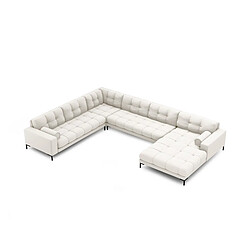 Cosmopolitan design canapé panoramique 7 places - Beige