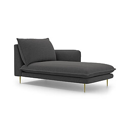 Cosmopolitan design Méridienne droite Vienna - Gris foncé