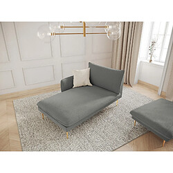 Cosmopolitan design Méridienne Vienna - Gris bouclé